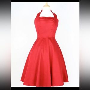 Hemet red pinup swing dress nwt sz XL